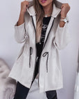 2023 Fall Winter Fashion Casual Hooded Coat Women's Clothing