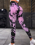 New Tie Dye Printed Yoga Pants