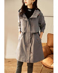 Women's Spring And Autumn Windbreaker Korean Fashion Overcoat