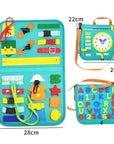 New Busy Book Children's Busy Board Dressing And Buttoning Learning Baby Early Education Preschool Sensory Learning Toy