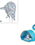 Baby Beach Tent Kids Outdoor Camping Easy Fold Up Waterproof  Up Sun Awning Tent UV-protecting