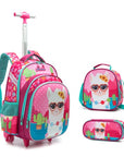 Three-piece Trolley Bag For Primary School Students