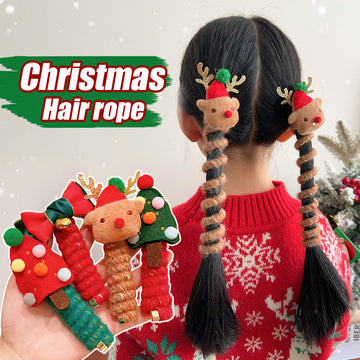 Christmas Girls Elastic Rubber