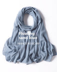 Pure Color Pearl Chiffon Scarf Headcloth Veil Chiffon Scarf