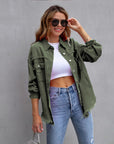 Fashion Ripped Shirt Jacket