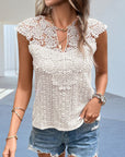 V-neck Sleeveless Blouse