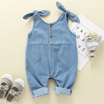 Baby denim overalls