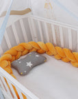 Baby Bumper Bed Braid Knot Pillow Cushion Bumper for Infant cuna Bebe lit Crib Protector Cot Bumper Room Decor