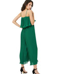 Elegant sexy ruffled jumpsuit women