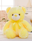 Creative Light Up LED Teddy Bear Stuffed Animals Plush Toy Colorful Glowing Christmas Gift For Kids Pillow