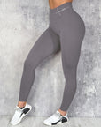 Waist Letter Printed Leggings Hip Lifting Stretch