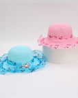 Princess straw hat kids sun hat