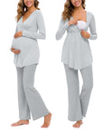 Nursing pajamas for pregnant women