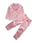 Pure Color Children's Bathrobe Casual Fashion Suit