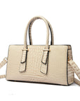 Women's Fashion Retro Crocodile Pattern All-match Shoulder Messenger Bag