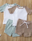 Shirt Shorts 2pcs For Baby Clothes Boy Kids Boys Clothing