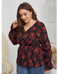 Fat Women Plussize Vneck Shirt Shirts Spring Top