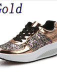 Sequin women's sneakers