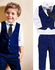 Casual Clothing Suits Boys' Clothes Vests Gentleman Suits