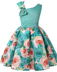 Girls' Dresses Girls' Princess Dresses Digital Print Children's Dresses