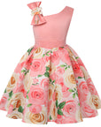 Girls' Dresses Girls' Princess Dresses Digital Print Children's Dresses