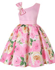 Girls' Dresses Girls' Princess Dresses Digital Print Children's Dresses