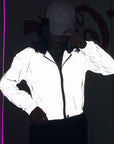 New Slim Reflective Hooded Jacket Women