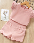 Kids Girls Clothes For Baby Girl Kids T-Shirt Shorts Suit