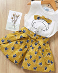 Kids Girls Clothes For Baby Girl Kids T-Shirt Shorts Suit