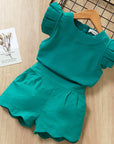 Kids Girls Clothes For Baby Girl Kids T-Shirt Shorts Suit