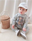 Baby Onesies Boys Baby Rompers Trendy Fans Infant Children'S Wear Girls' Rompers Plaid Children'S Jumpsuits Bears