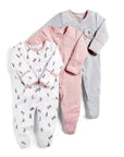 Baby Cotton-Wrapped Foot One-Piece Romper,Long-Sleeved Romper, Foot-Wrapped Climbing Suit