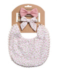 Linen Cotton Solid Color Printing Children Double-Sided Bib Bib Baby Saliva Pocket