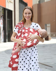 Cotton Printed Baby Sling Bag With Horizontal And Vertical Hug