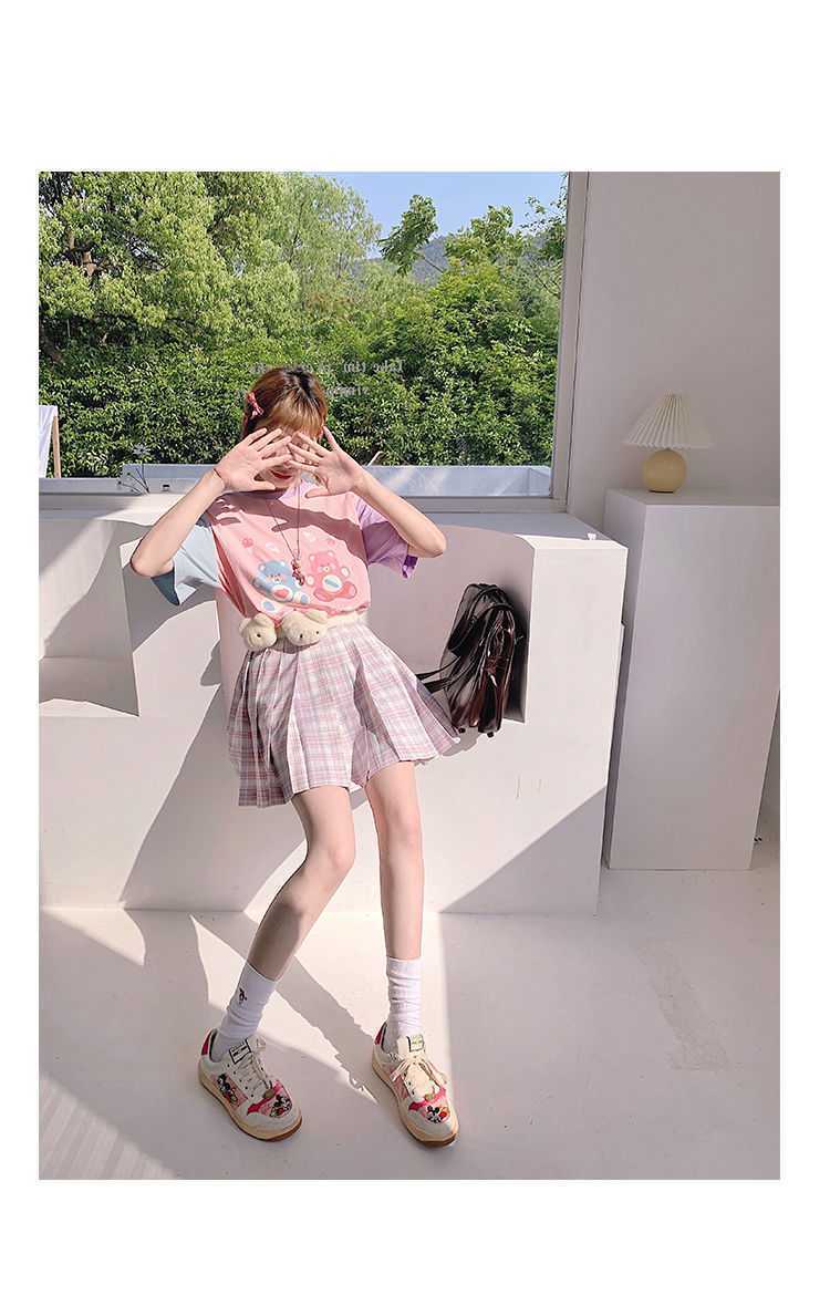 Ice Cream Bear Loose Short Sleeve Women