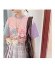 Ice Cream Bear Loose Short Sleeve Women