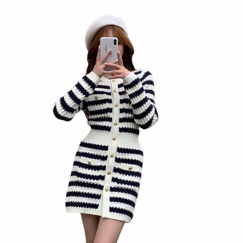 Waist Down Skirt With New Style Fragrance Dress Women"s Spring Sweater Knitting R1448