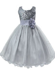 Baby Sequin Dress Flower Girl Wedding Princess Dress