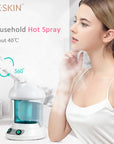 Portable Vapour Ozone Vaporizador Facial Steamer Face Care Skin Relax Moisturizer Beauty Aroma Herbal Steaming Face Spa Device