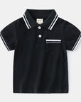 Boys' T-Shirt Summer Polo Shirt