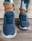 Fashion Blue Running Soft Bottom Comfortable Women's Shoes