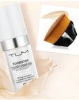 Temperature Liquid Foundation Concealer Portable Natural Color  Makeup Foundation BB Concealer