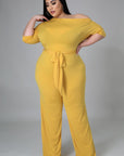 Women's Plus Size Jumpsuit Women's High Waist  Jumpsuit