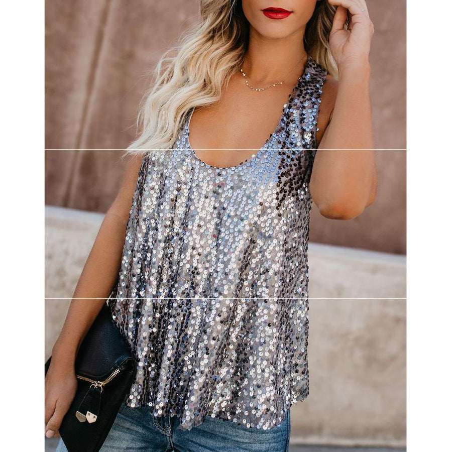 Women's Sequined Vest Camisole Vest Camisole Women