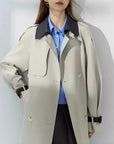 Super Nice Windbreaker Women's New Fall Mid-length Coat