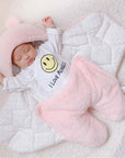 Baby Sleeping Bag Envelope for Newborn Baby Winter Swaddle Blanket