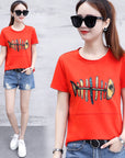 Striped short sleeve t-shirt for women