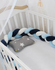 Baby Bumper Bed Braid Knot Pillow Cushion Bumper for Infant cuna Bebe lit Crib Protector Cot Bumper Room Decor