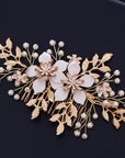 Bridal Headdress Wedding Pearl Hair Comb Insert Comb