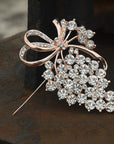 Women's Diamond Grape Brooch